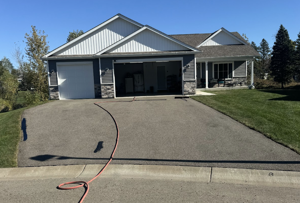 Driveway before seal coating - Project 4