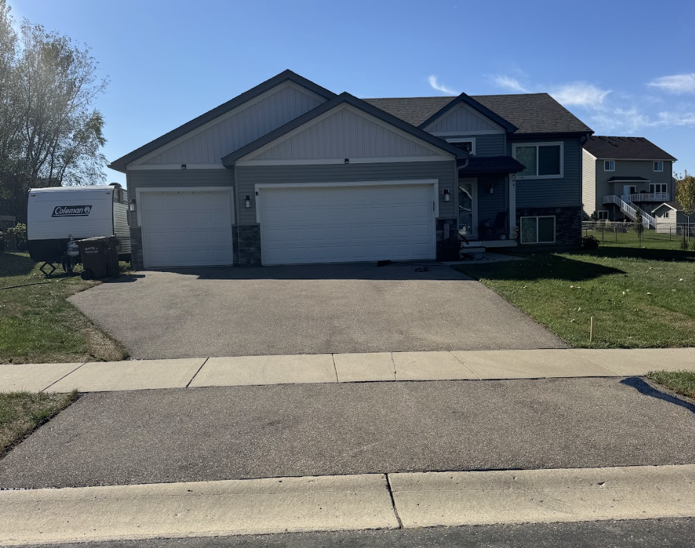 Driveway before seal coating - Project 5