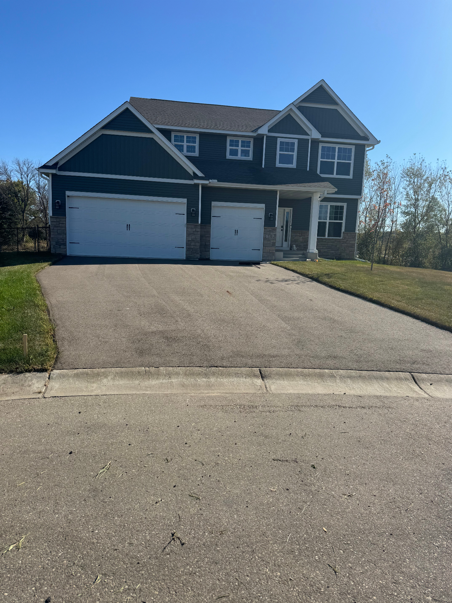 Driveway before seal coating - Project 2