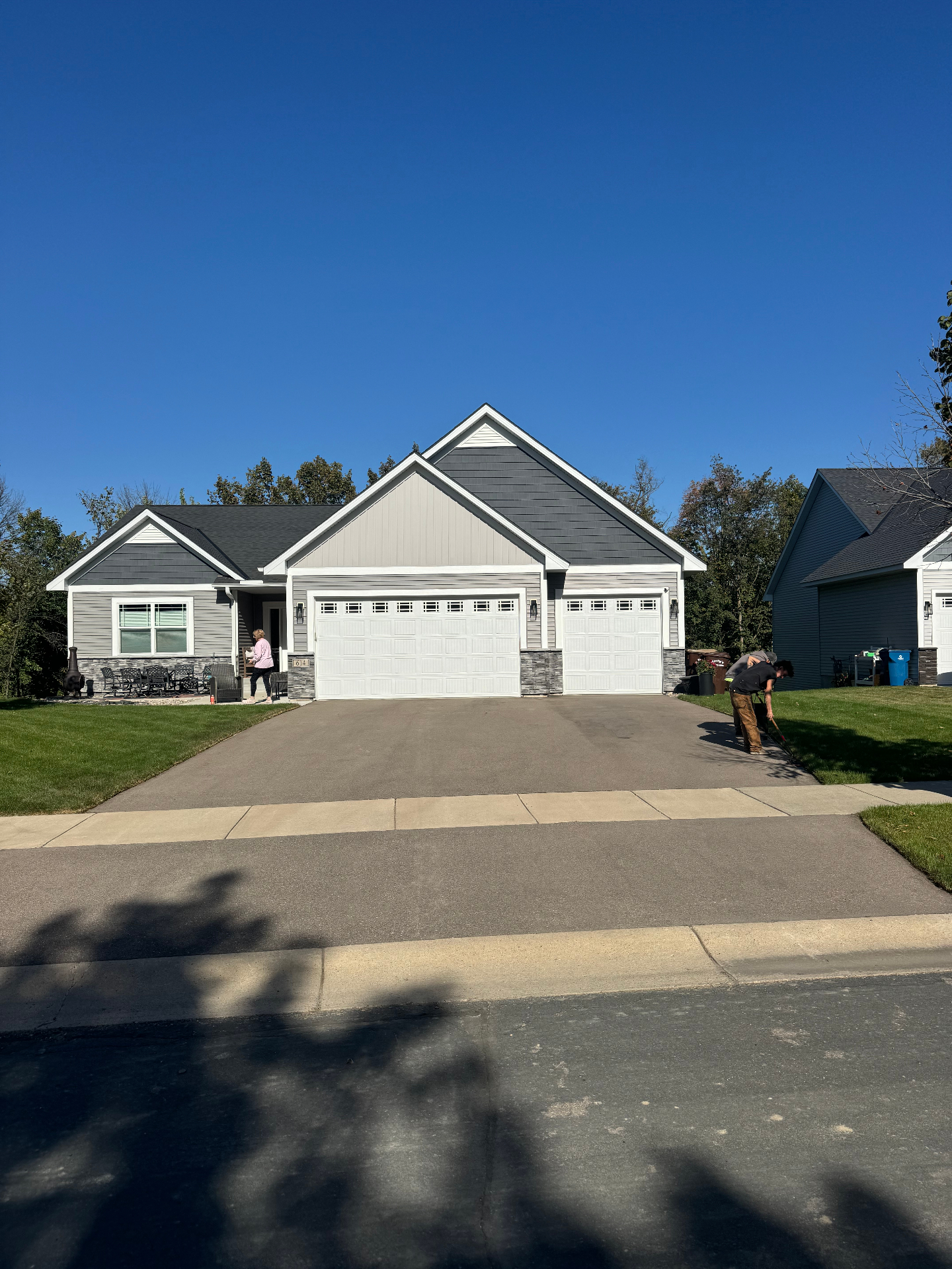 Driveway before seal coating - Project 3